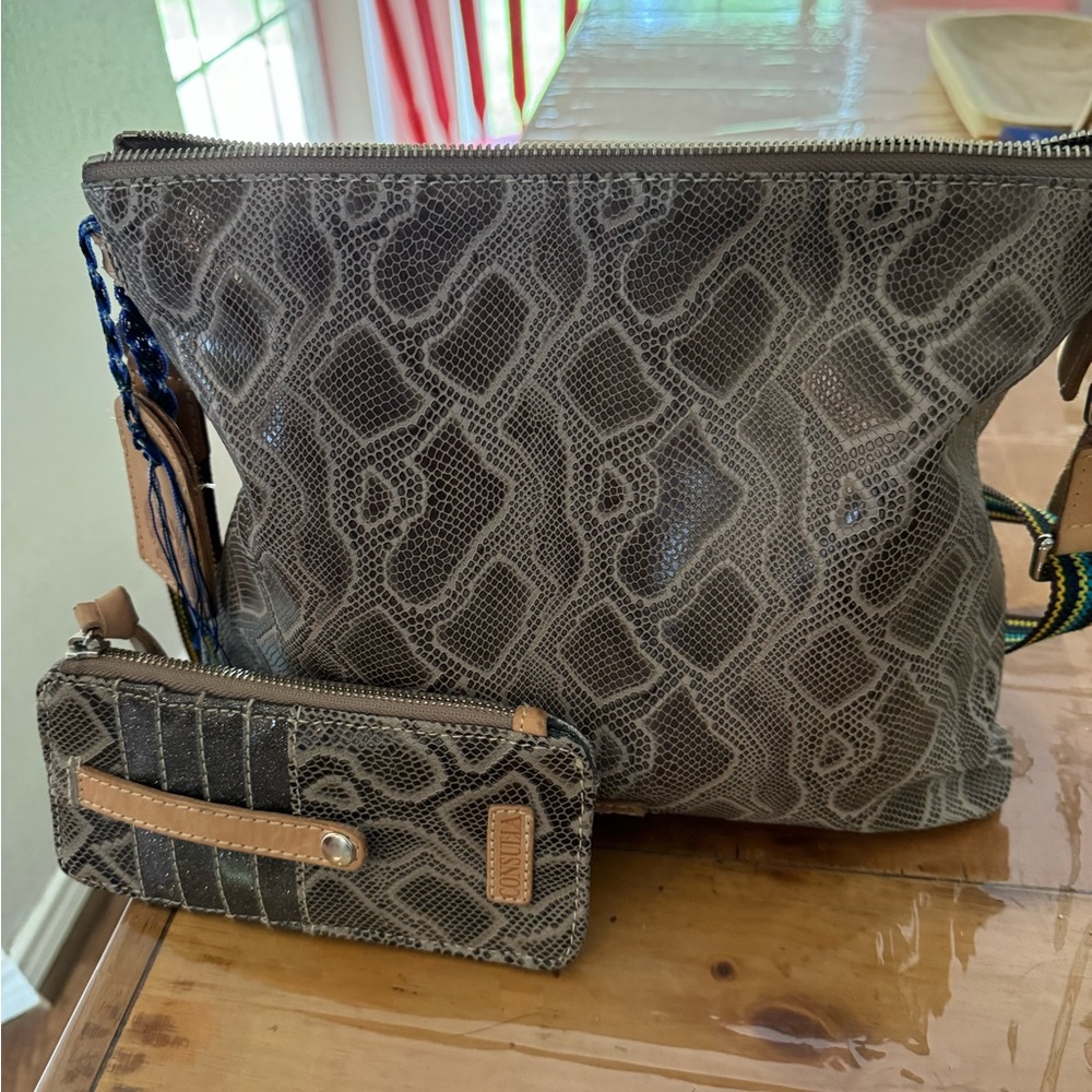 Consuela cross body and wallet set. Perfect condition and smoke free home.